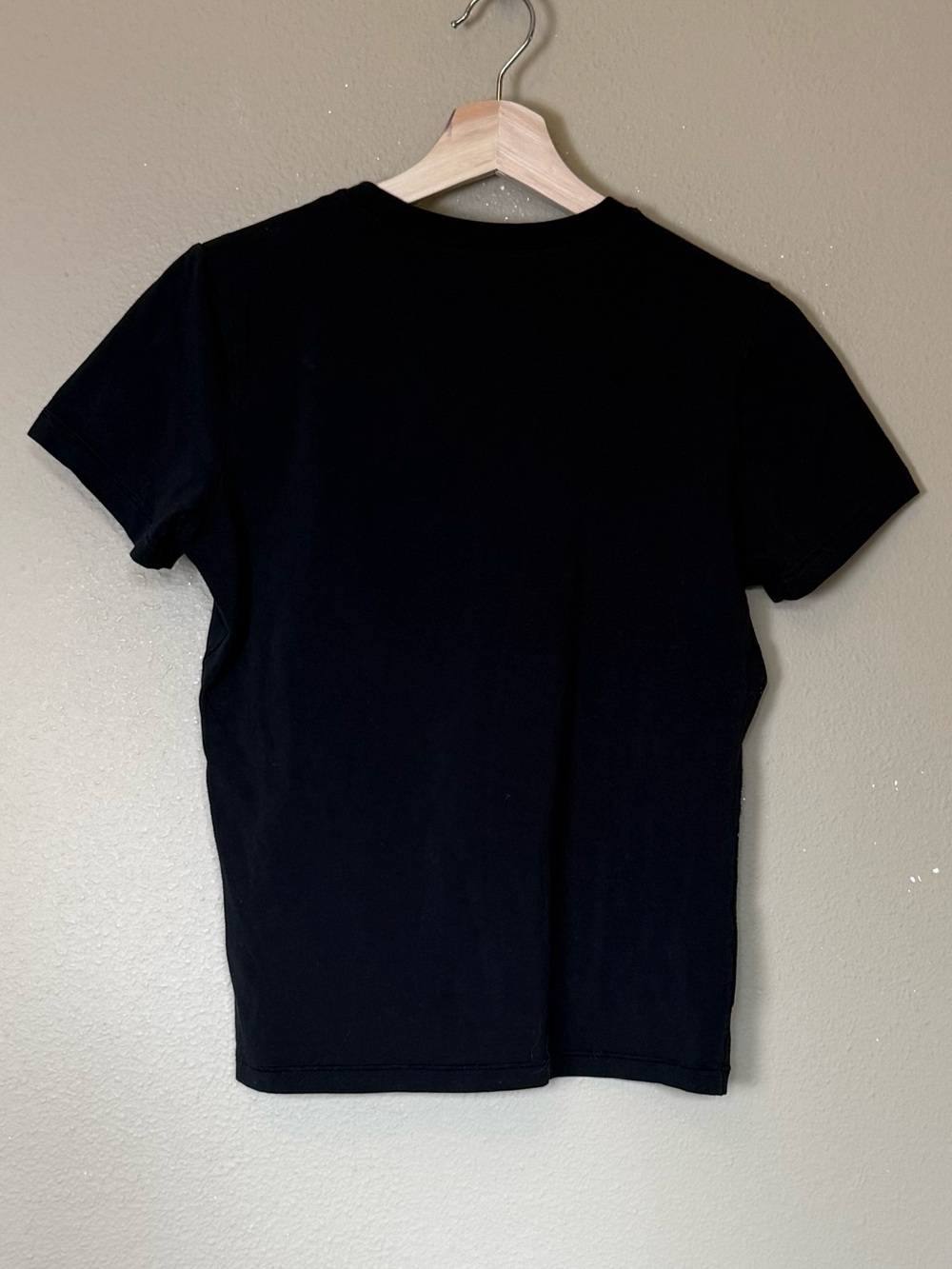 SKIMS Black Cotton Jersey Short Sleeve Crewneck Tee Size XL - Picture 4 of 5